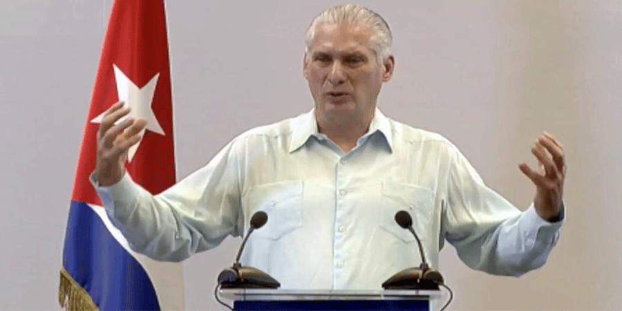 নিজেদের রাজনৈতিক ব্যবস্থা নিয়ে ট্রাম্পের সঙ্গে আলোচনা করবে না কিউবা