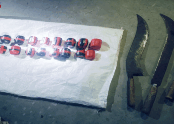 রাজশাহীতে পরিত্যক্ত অবস্থায় ২১ ককটেল ও দেশীয় অস্ত্র উদ্ধার