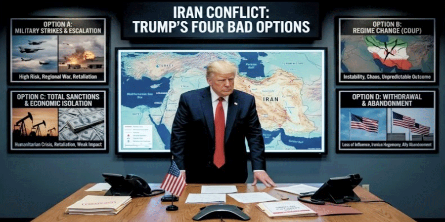 ইকোনমিস্টের বিশ্লেষণ: ইরান যুদ্ধের সমাপ্তি নিয়ে ট্রাম্পের সামনে ৪ ঝুঁকিপূর্ণ বিকল্প