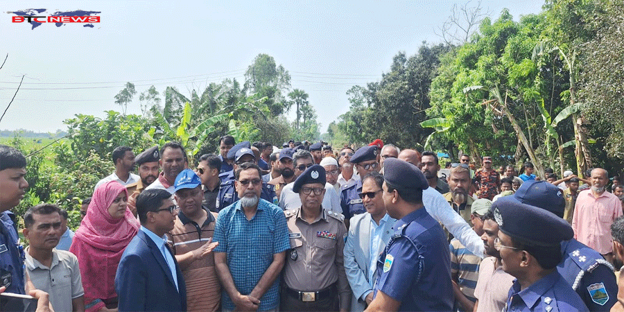 ২২ ঘন্টা পর ট্রেন যোগাযোগ চালু: সান্তাহার নীলসাগর ট্রেন দুর্ঘটনাস্থল বিভাগীয় কমিশনারের পরিদর্শন