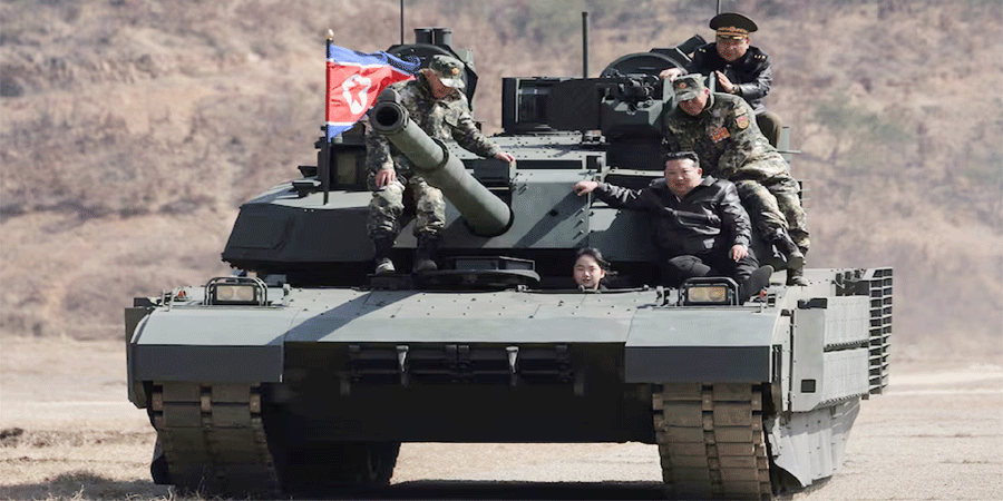 কিম জং উনের কিশোরী কন্যাকে এবার ট্যাঙ্ক চালাতে দেখা গেল