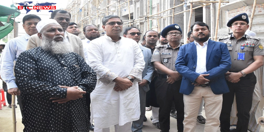 হযরত শাহ মখদুম রুপোশ (রহঃ) মাজার শরীফ জিয়ারত করেছেন প্রতিমন্ত্রী মীর শাহে আলম