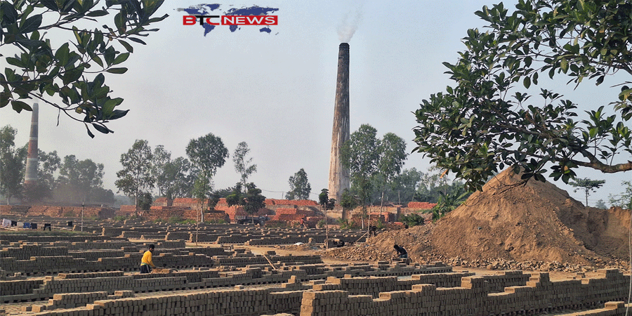 আদমদীঘিতে অনুমোদনহীন চার ইটভাটার ৯ লাখ টাকা জরিমানা