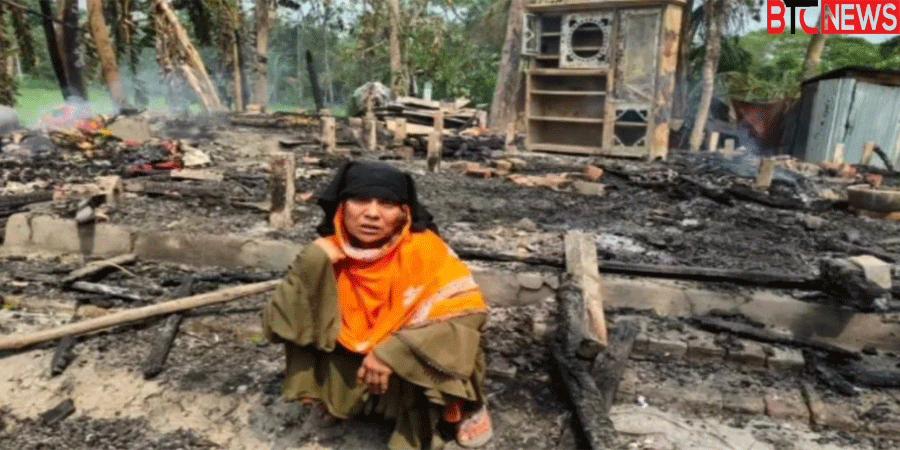 কোটালীপাড়ায় মাদকাসক্ত ছেলের তাণ্ডবে মাথা গোজাঁর ঠাঁই হারালেন বিধবা মা