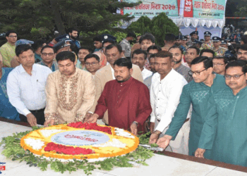 রাজশাহী সিটি কর্পোরেশন কর্তৃক যথাযোগ্য মর্যাদায় মহান স্বাধীনতা ও জাতীয় দিবস উদযাপন