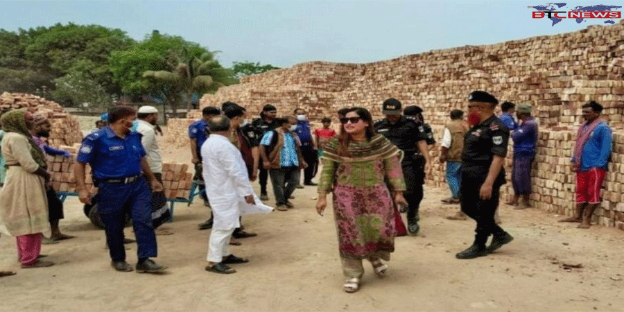 নারায়ণগঞ্জে অবৈধভাবে পরিচালিত দুটি ইটভাটাকে ১ লাখ ২০ হাজার টাকা জরিমানা