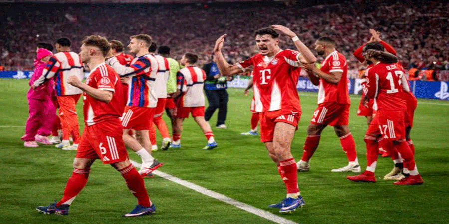 শ্বাসরুদ্ধকর লড়াইয়ে রিয়ালকে হারিয়ে সেমিফাইনালে বায়ার্ন