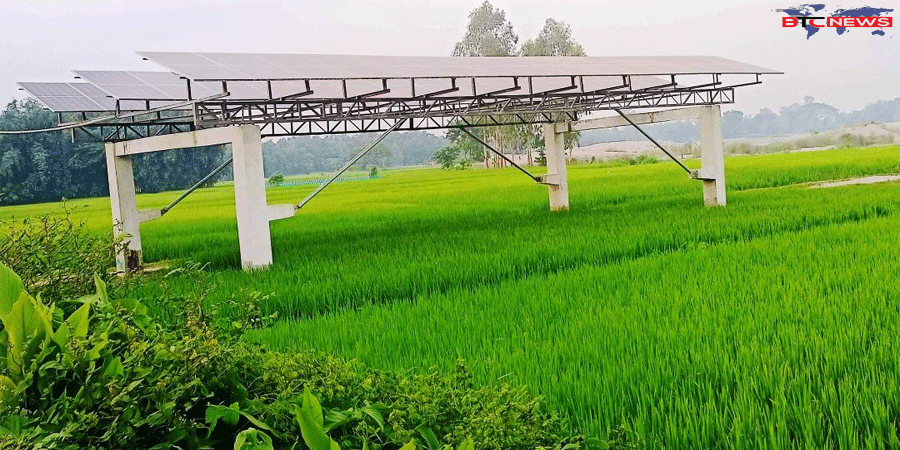 সৌরবিদ্যুতের মাধ্যমে সেচ এক মৌসুমে সাশ্রয় ৭৫ লাখ লিটার ডিজেল, কৃষকের মুখে হাসি