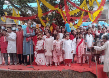 আটোয়ারীতে বর্ণাঢ্য আয়োজনে নববর্ষ উদযাপন