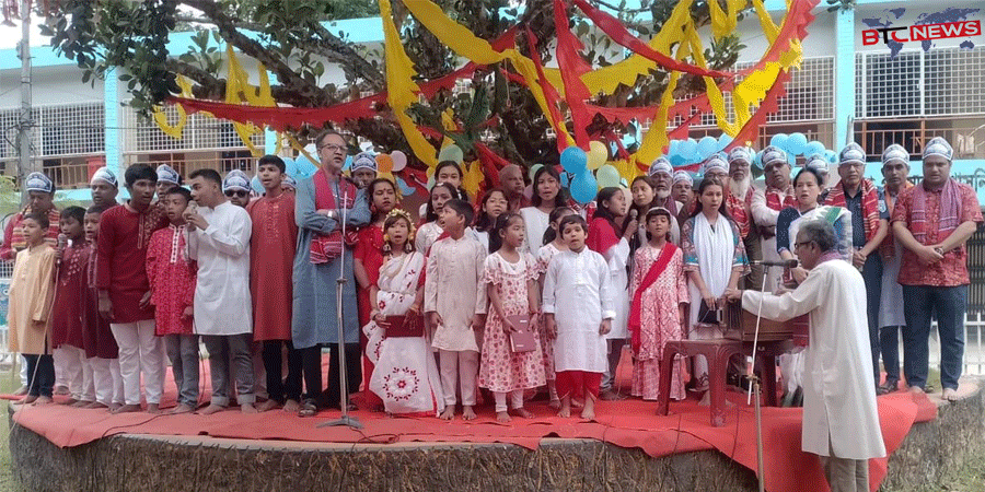 আটোয়ারীতে বর্ণাঢ্য আয়োজনে নববর্ষ উদযাপন