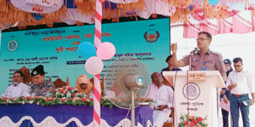 কমিউনিটি পুলিশিংকে আদর্শ সংগঠন হিসাবে গড়ে তুলতে চাই: আদমদীঘি নব নির্মিত থানা ভবন উদ্বোধনে আইজিপি