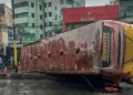 রাজধানীতে বাস দুর্ঘটনায় চারজনের মৃত্যু, আহত-১০