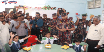 লালমনিরহাটে বর্ডার গার্ড স্কুলের দৃষ্টিনন্দন শ্রেণিকক্ষ উদ্বোধন