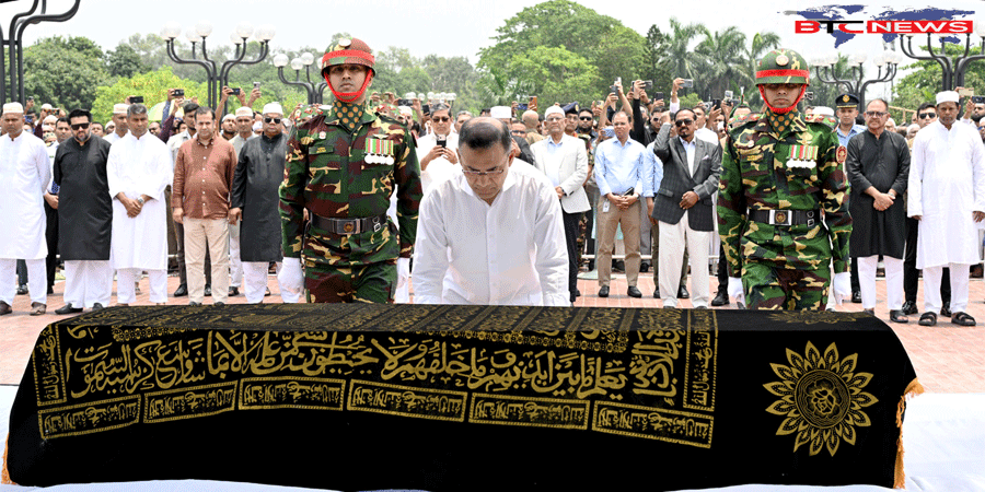 সাবেক প্রতিমন্ত্রী মিজানুর রহমান সিনহার জানাজায় প্রধানমন্ত্রীর অংশগ্রহণ