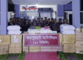 জয়পুরহাটে কুরিয়ার সার্ভিসের গোডাউনে মিলল অর্ধকোটি টাকার যৌন উত্তেজক ওষুধ ও নিষিদ্ধ জর্দা